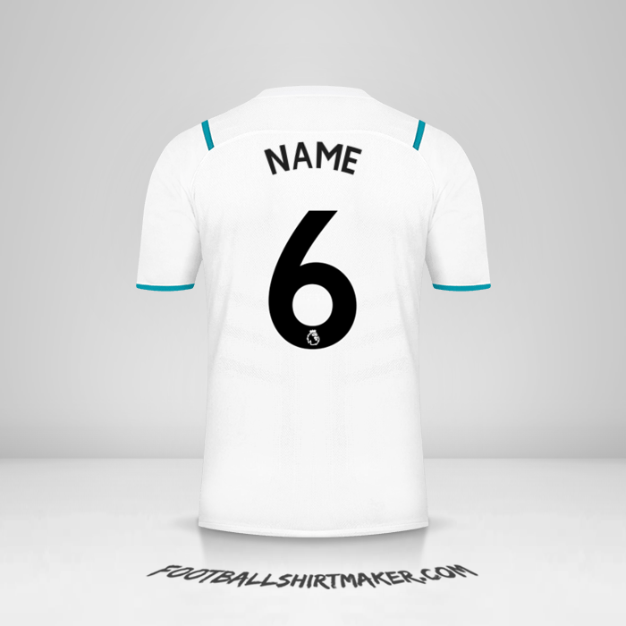Trikot Manchester City 2021/2022 Auswärts -  name - 6