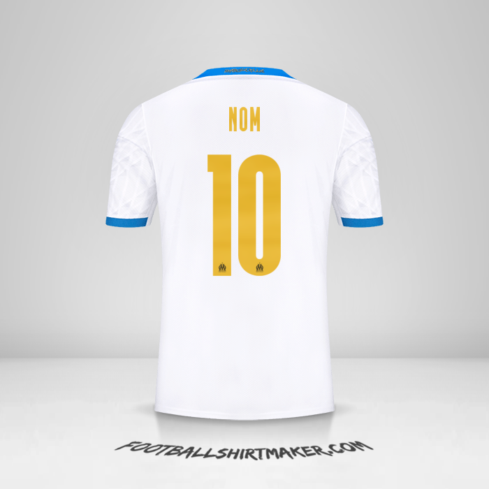 Maillot Olympique de Marseille Cup 2020/21 -  nom - 10