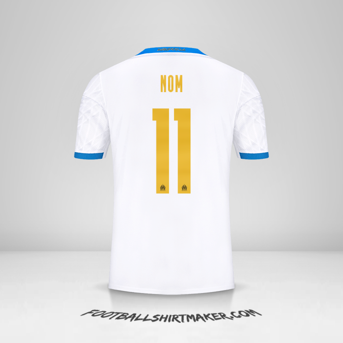 Maillot Olympique de Marseille Cup 2020/21 -  nom - 11