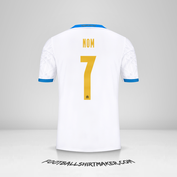Maillot Olympique de Marseille Cup 2020/21 -  nom - 7