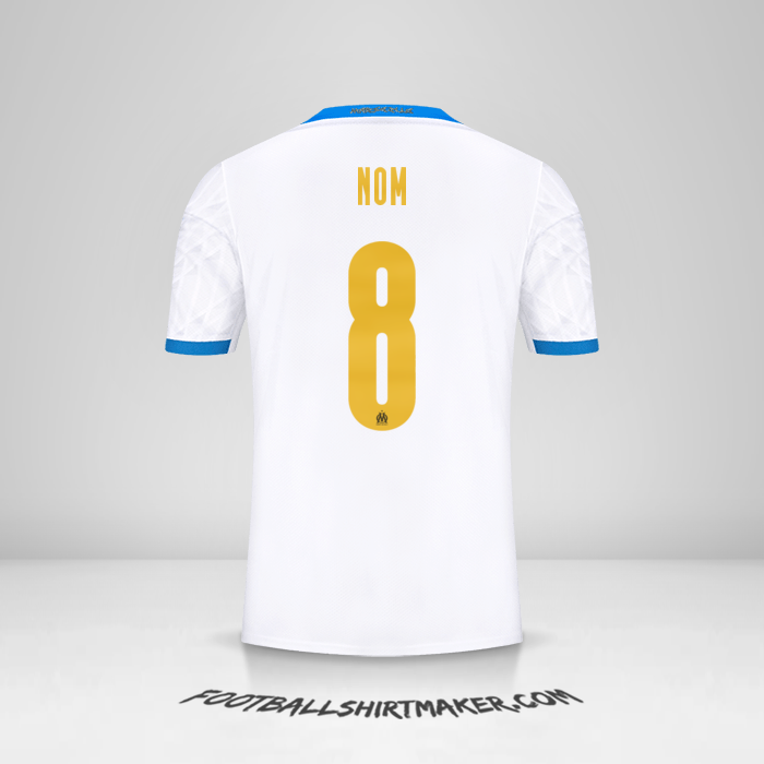 Maillot Olympique de Marseille Cup 2020/21 -  nom - 8