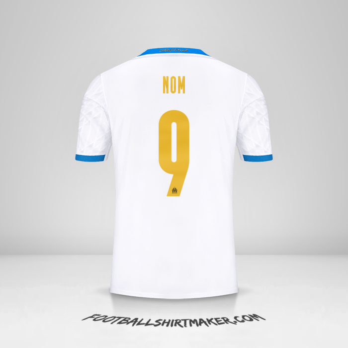 Maillot Olympique de Marseille Cup 2020/21 -  nom - 9