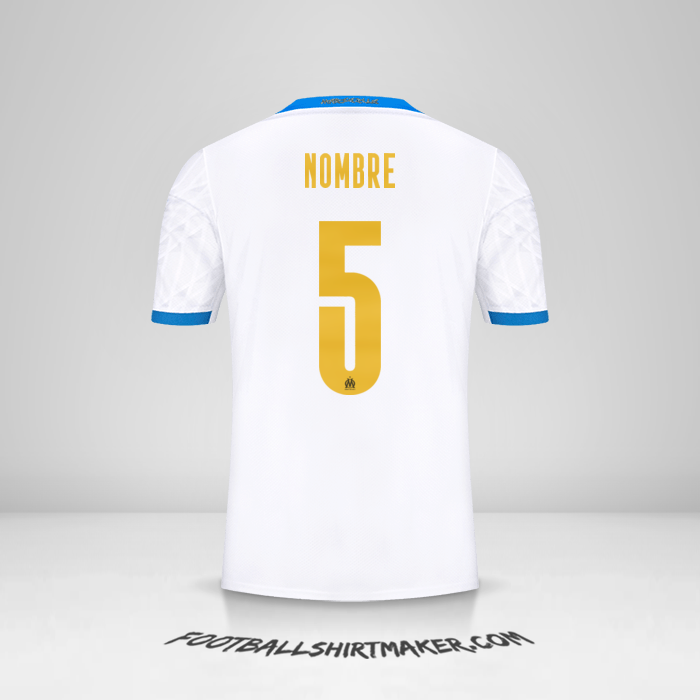 Camiseta Olympique de Marseille Cup 2020/21 -  nombre - 5