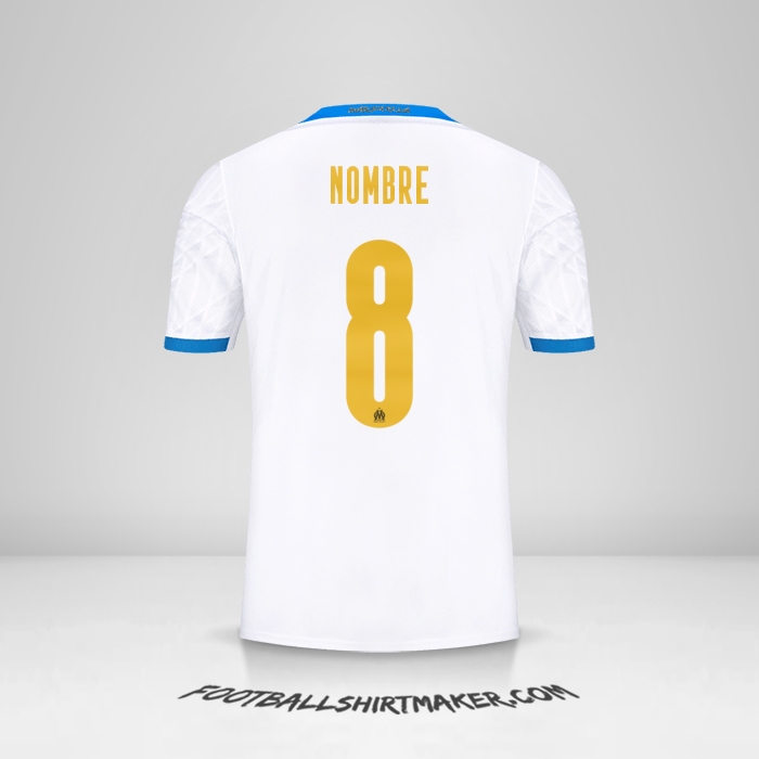 Jersey Olympique de Marseille Cup 2020/21 -  nombre - 8