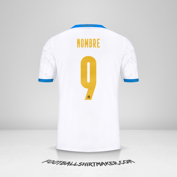 Camiseta Olympique de Marseille Cup 2020/21 -  nombre - 9