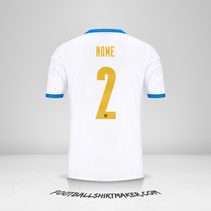 Camisa Olympique de Marseille Cup 2020/21 -  nome - 2
