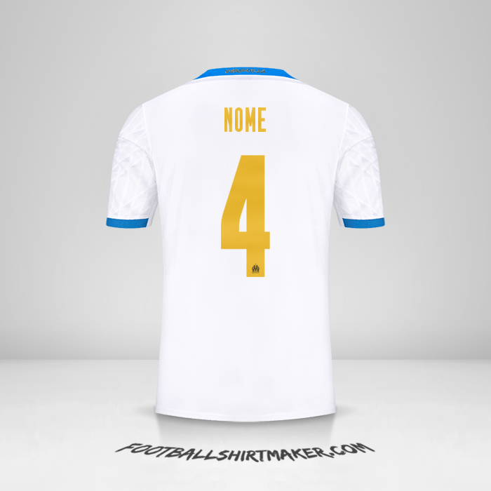 Camisola Olympique de Marseille Cup 2020/21 -  nome - 4