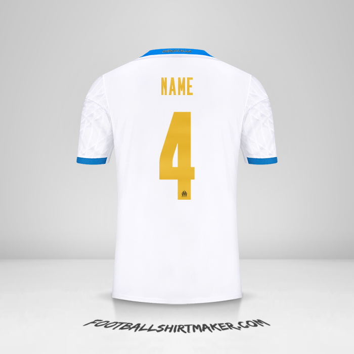 Shirt Olympique de Marseille Cup 2020/21 -  name - 4