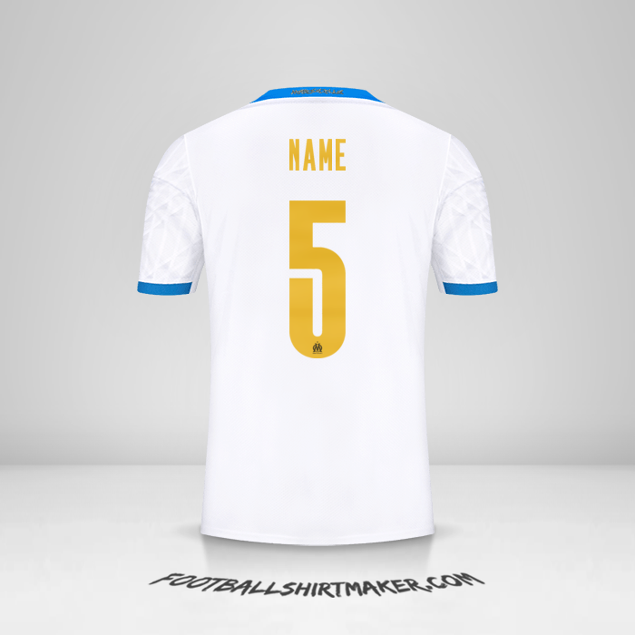 Trikot Olympique de Marseille Cup 2020/21 -  name - 5