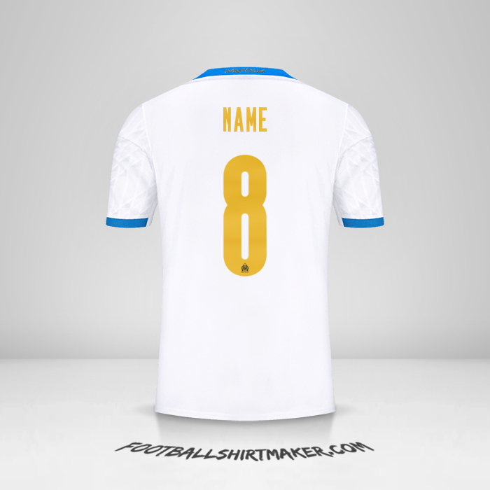 Trikot Olympique de Marseille Cup 2020/21 -  name - 8