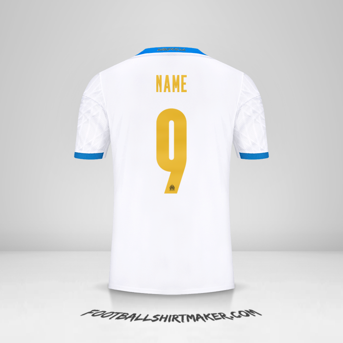 Jersey Olympique de Marseille Cup 2020/21 -  name - 9