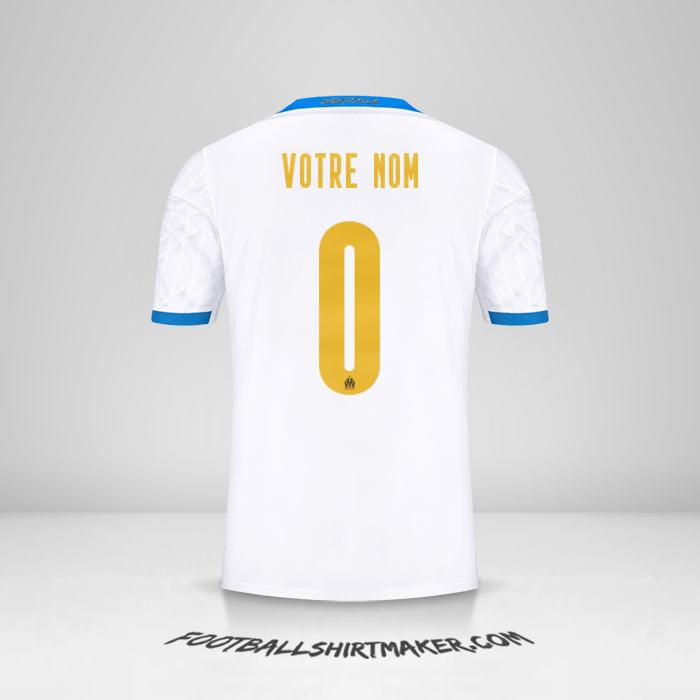Maillot Olympique de Marseille Cup 2020/21 -  votre nom - 0