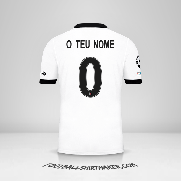 Camisola Besiktas JK Cup 2021/2022 -  o teu nome - 0