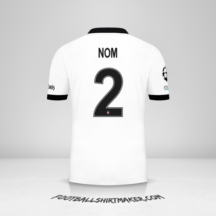 Maillot Besiktas JK Cup 2021/2022 -  nom - 2