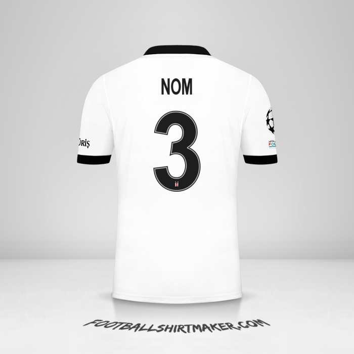 Maillot Besiktas JK Cup 2021/2022 -  nom - 3