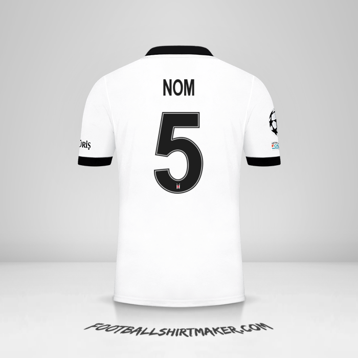 Maillot Besiktas JK Cup 2021/2022 -  nom - 5