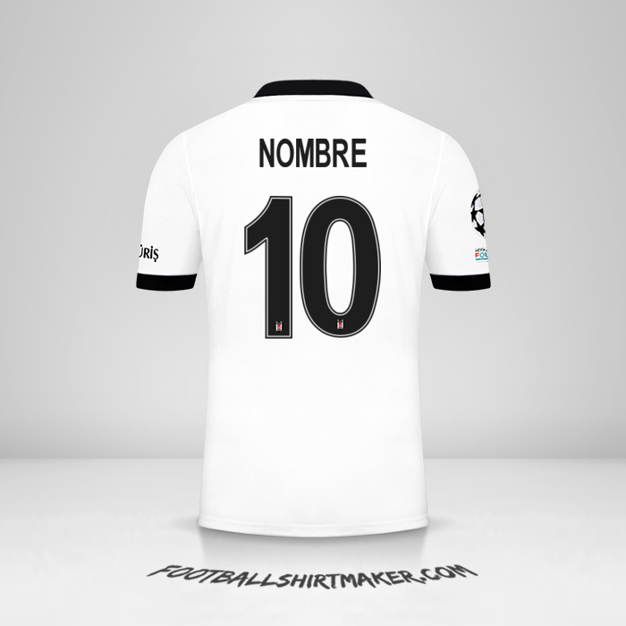Camiseta Besiktas JK Cup 2021/2022 -  nombre - 10
