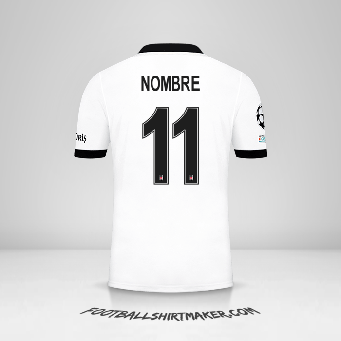 Camiseta Besiktas JK Cup 2021/2022 -  nombre - 11