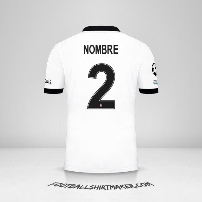 Jersey Besiktas JK Cup 2021/2022 -  nombre - 2