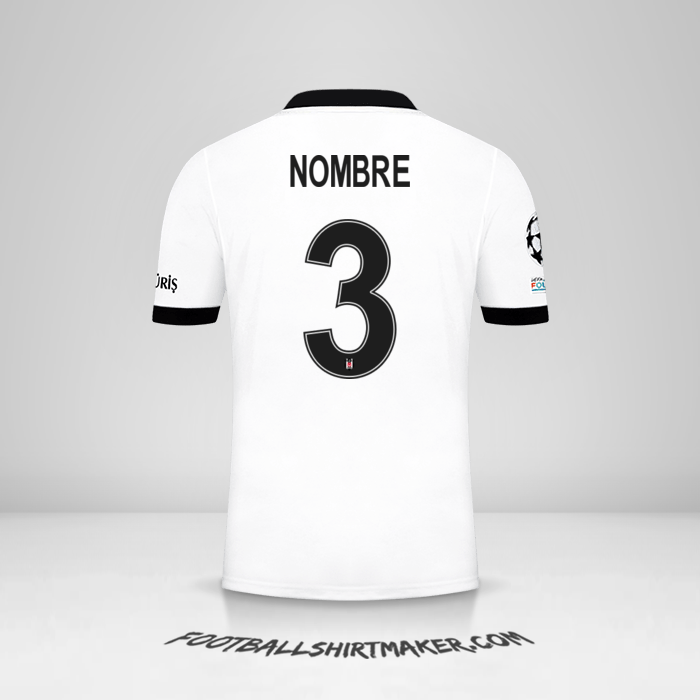 Jersey Besiktas JK Cup 2021/2022 -  nombre - 3