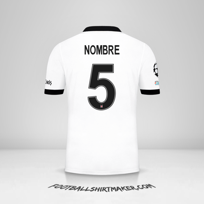 Jersey Besiktas JK Cup 2021/2022 -  nombre - 5