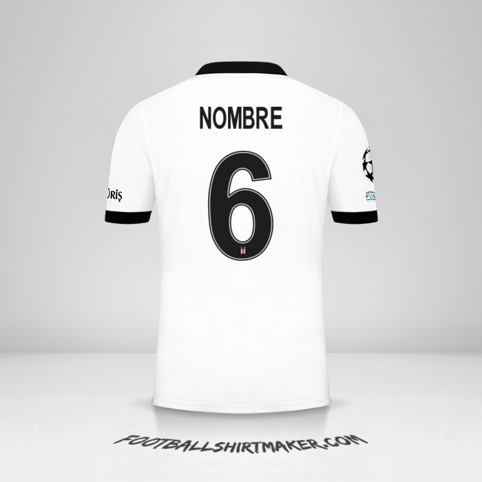 Camiseta Besiktas JK Cup 2021/2022 -  nombre - 6