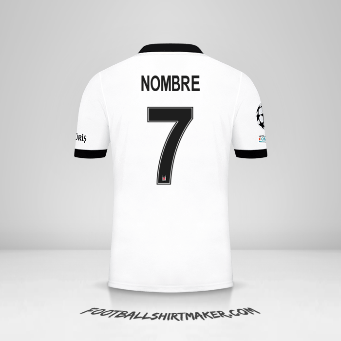 Camiseta Besiktas JK Cup 2021/2022 -  nombre - 7