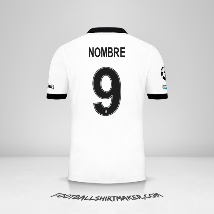 Jersey Besiktas JK Cup 2021/2022 -  nombre - 9