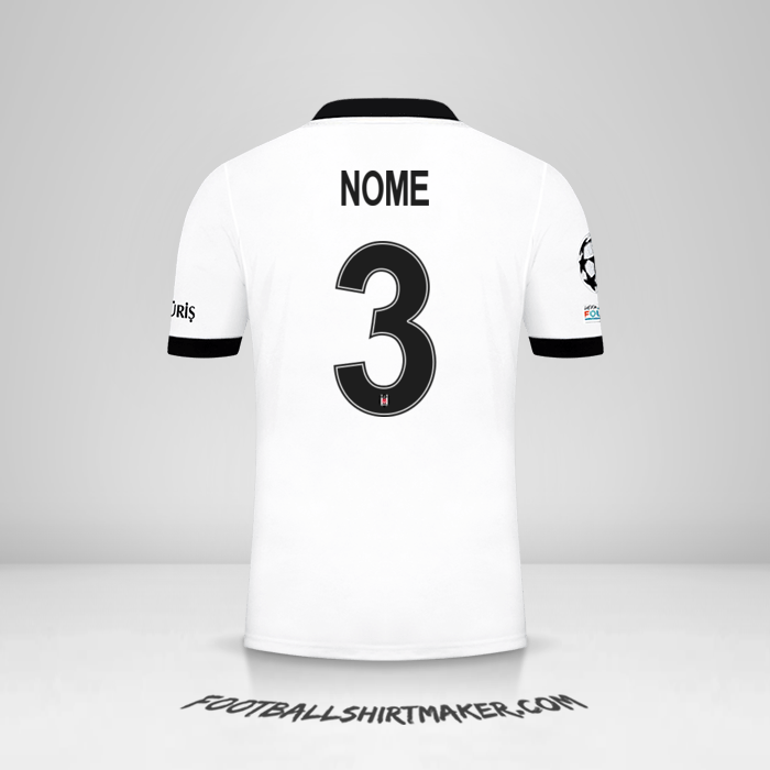 Camisa Besiktas JK Cup 2021/2022 -  nome - 3