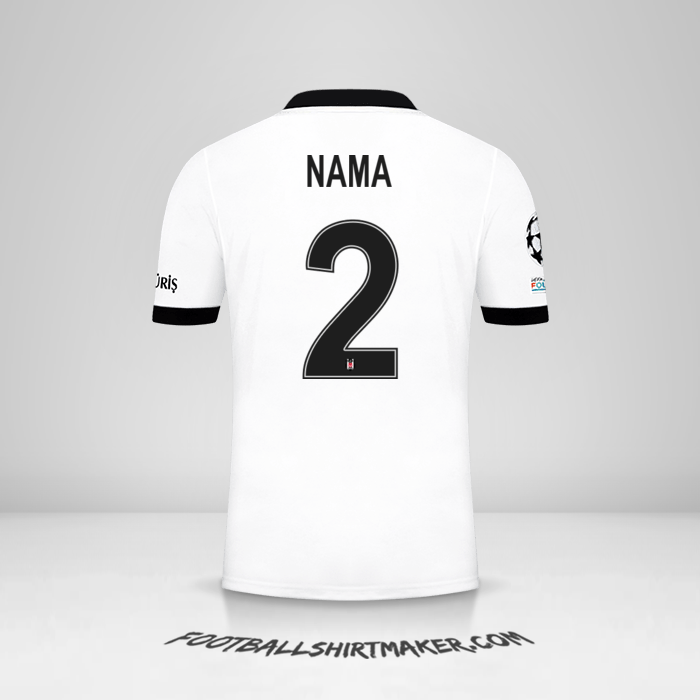 Jersey Besiktas JK Cup 2021/2022 -  nama - 2