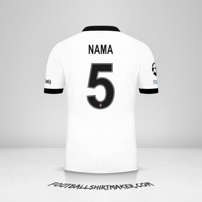 Jersey Besiktas JK Cup 2021/2022 -  nama - 5