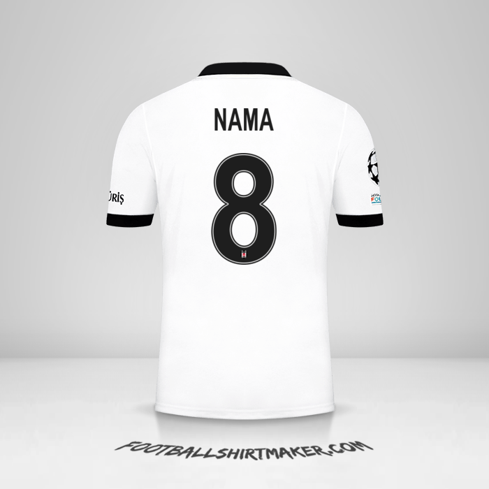 Jersey Besiktas JK Cup 2021/2022 -  nama - 8