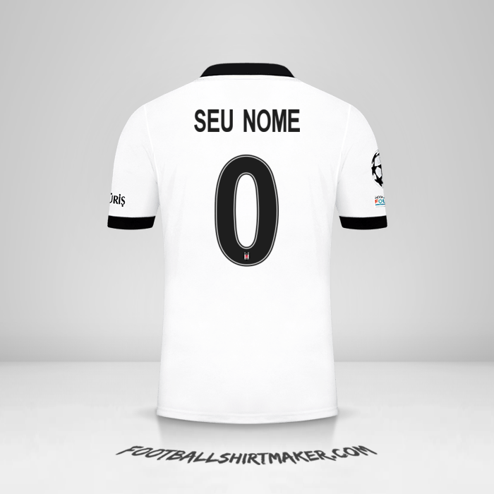 Camisa Besiktas JK Cup 2021/2022 -  seu nome - 0