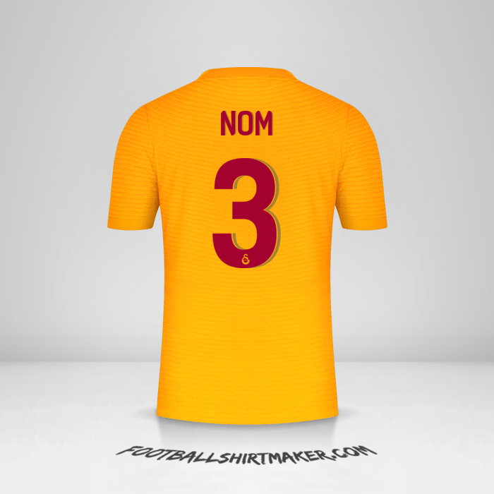 Maillot Galatasaray SK Cup 2021/2022 -  nom - 3