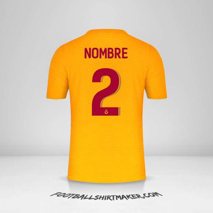 Jersey Galatasaray SK Cup 2021/2022 -  nombre - 2