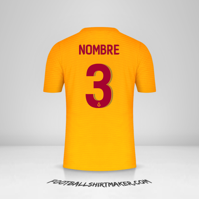 Camiseta Galatasaray SK Cup 2021/2022 -  nombre - 3