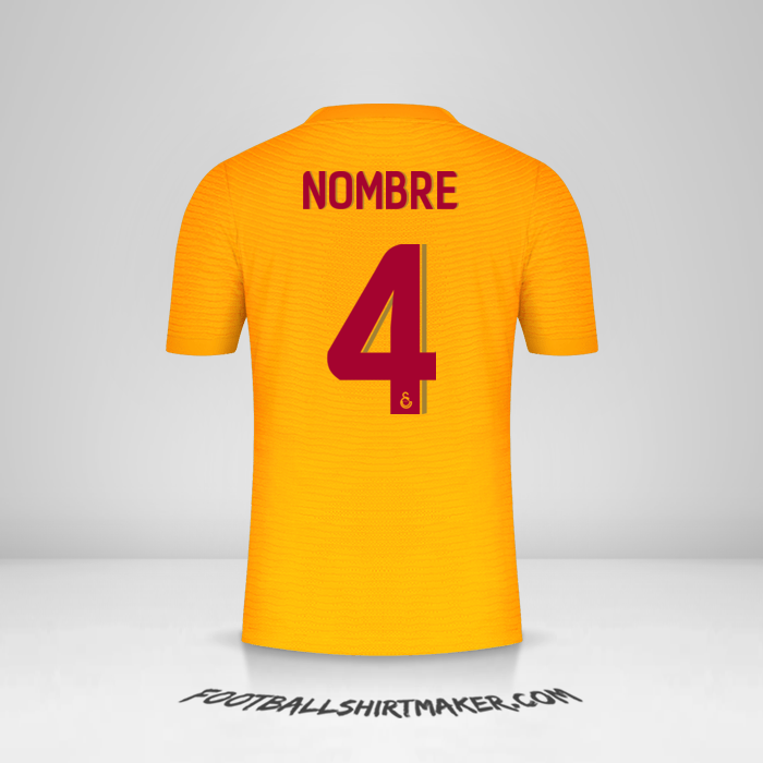 Jersey Galatasaray SK Cup 2021/2022 -  nombre - 4