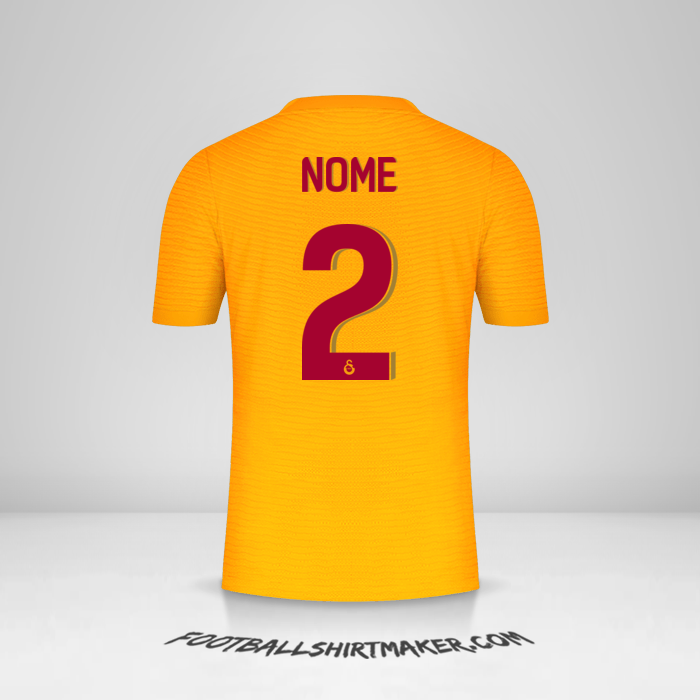 Camisa Galatasaray SK Cup 2021/2022 -  nome - 2