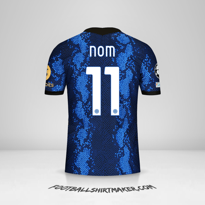 Maillot Inter Cup 2021/2022 -  nom - 11