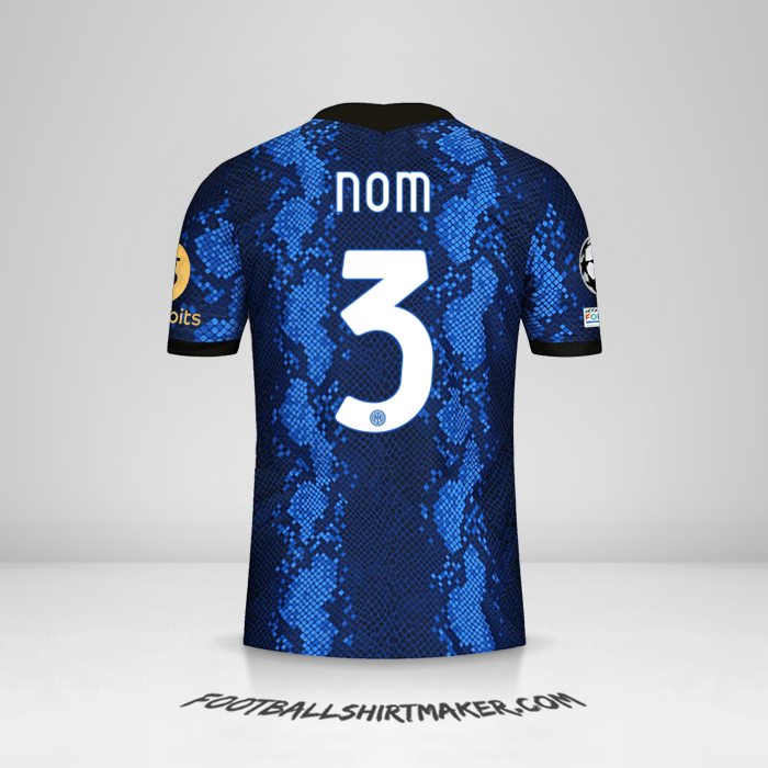 Maillot Inter Cup 2021/2022 -  nom - 3