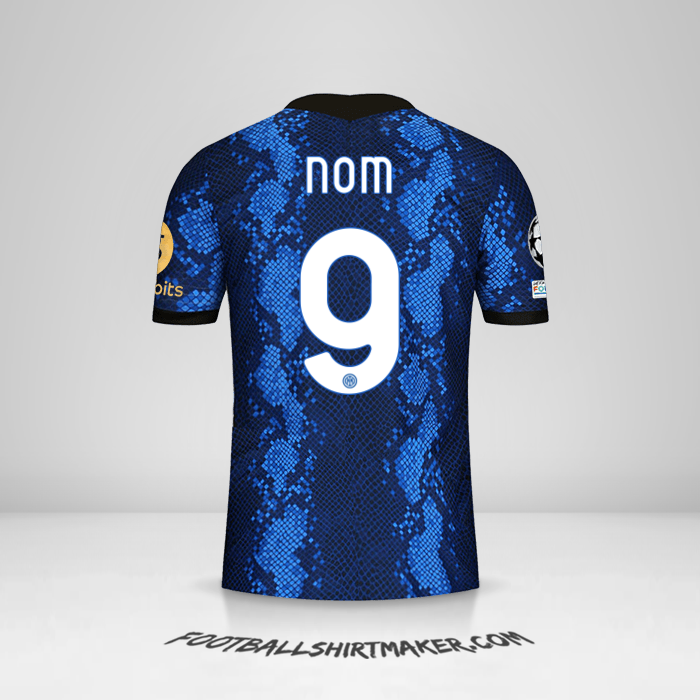Maillot Inter Cup 2021/2022 -  nom - 9