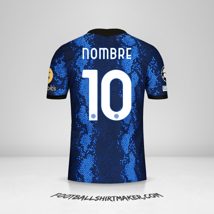 Jersey Inter Cup 2021/2022 -  nombre - 10