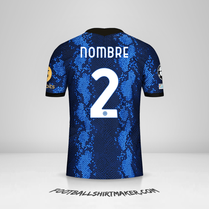 Jersey Inter Cup 2021/2022 -  nombre - 2