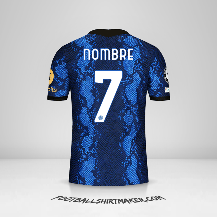 Jersey Inter Cup 2021/2022 -  nombre - 7