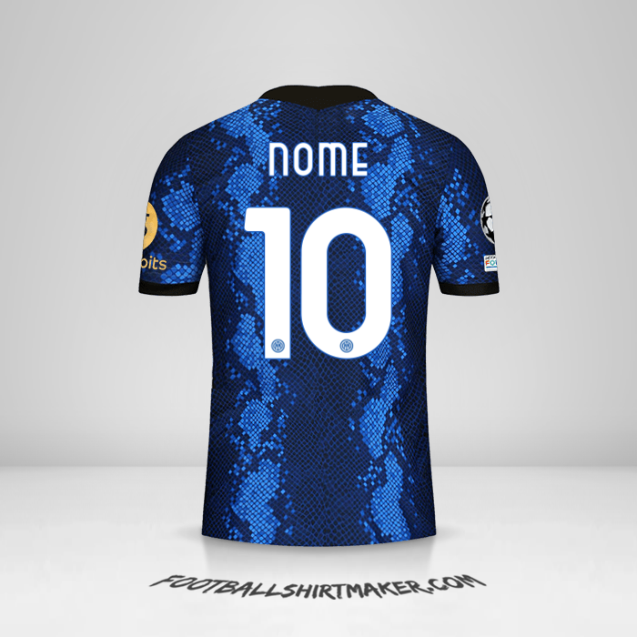Camisola Inter Cup 2021/2022 -  nome - 10