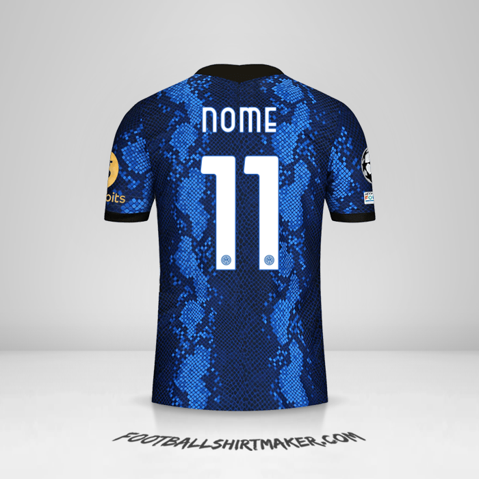 Maglia Inter Cup 2021/2022 -  nome - 11
