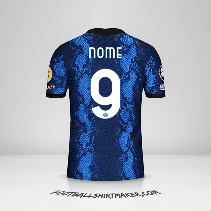 Camisa Inter Cup 2021/2022 -  nome - 9