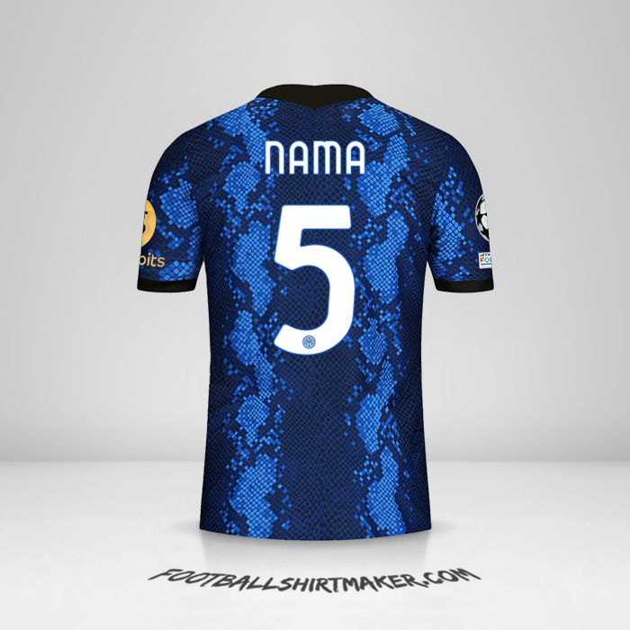 Jersey Inter Cup 2021/2022 -  nama - 5