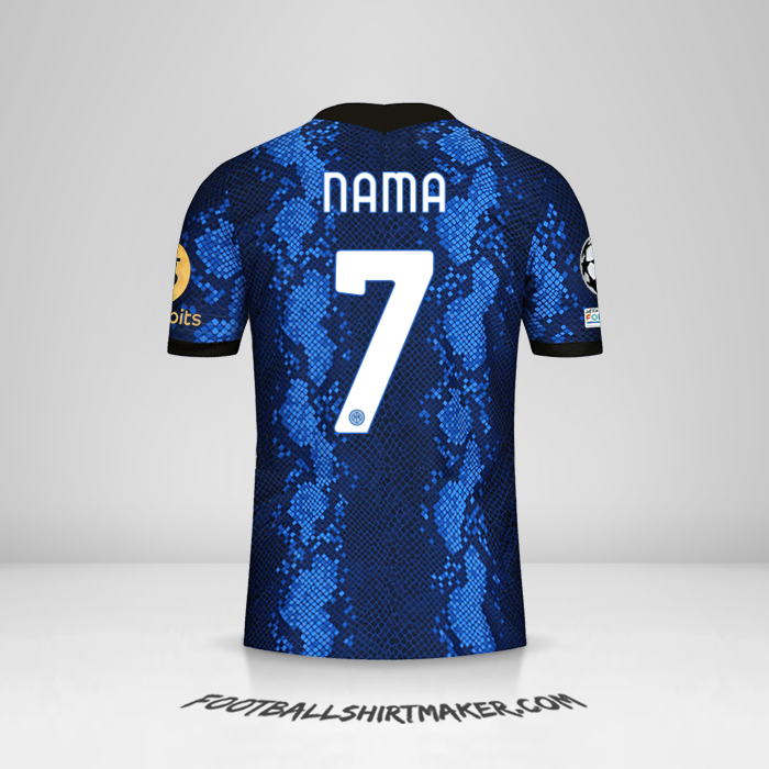 Jersey Inter Cup 2021/2022 -  nama - 7
