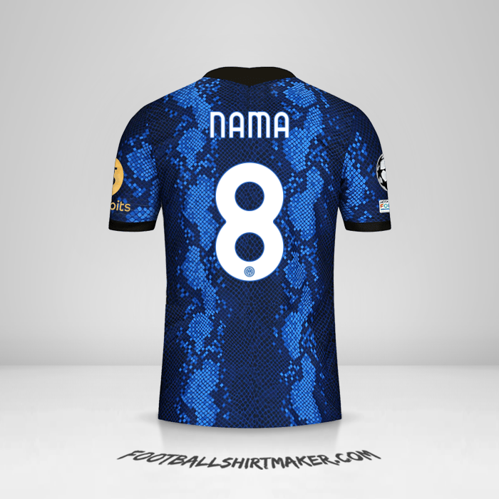 Jersey Inter Cup 2021/2022 -  nama - 8